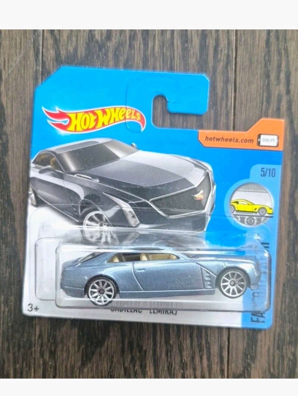 Hot Wheels Metallic Blue Cadillac Eldorado Convertible Die-Cast Car DVB-D5B6